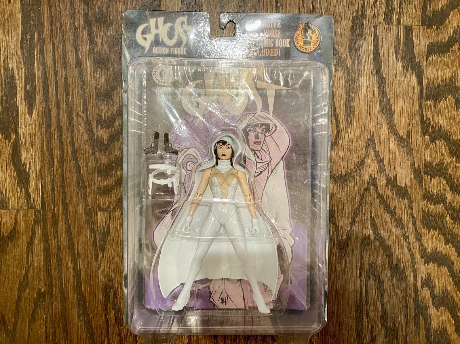 Dark Horse Comics GHOST 6&Prime; Action Figure 1998 Vintage – NEW / SERIAL #