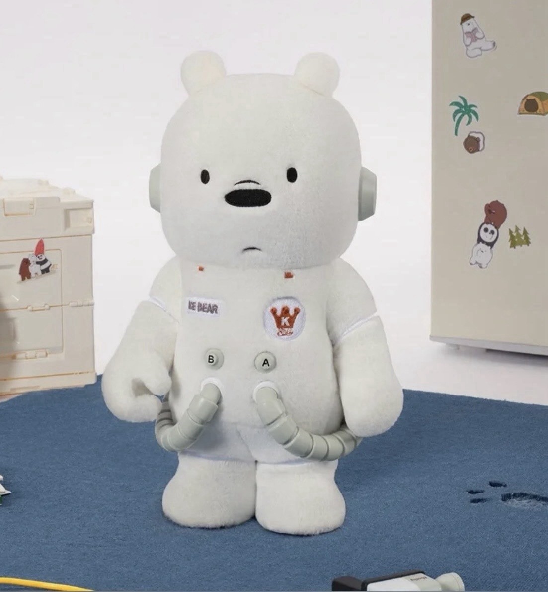 Pop Mart Mega Space Molly 400% We Bare Bears confirmed ice bear! NEW! Authentic