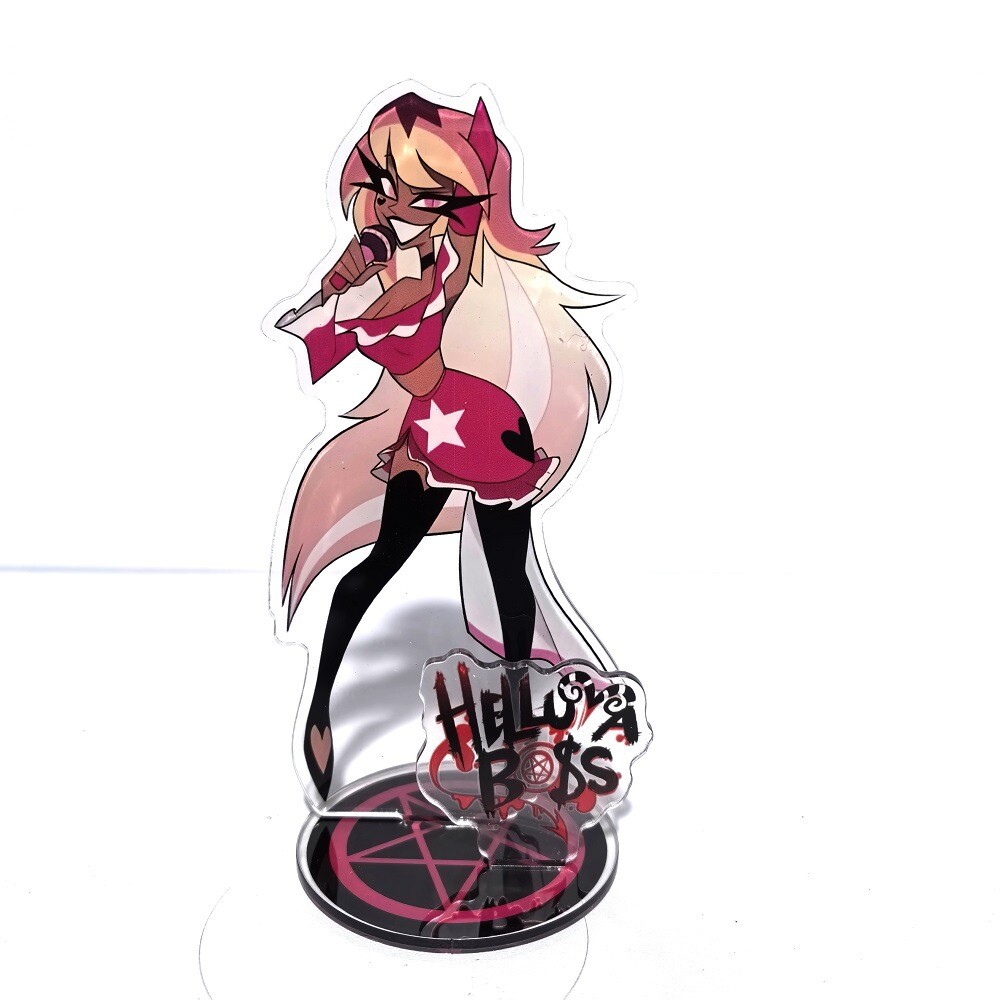 15CM Blitzo Stolas Helluva Boss Character Acrylic Stand Figure Collection