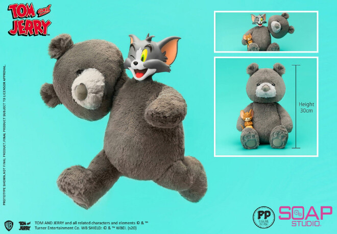 SOAP STUDIO TOM & JERRY Plush Teddy Bear Doll FIGURE unvercover