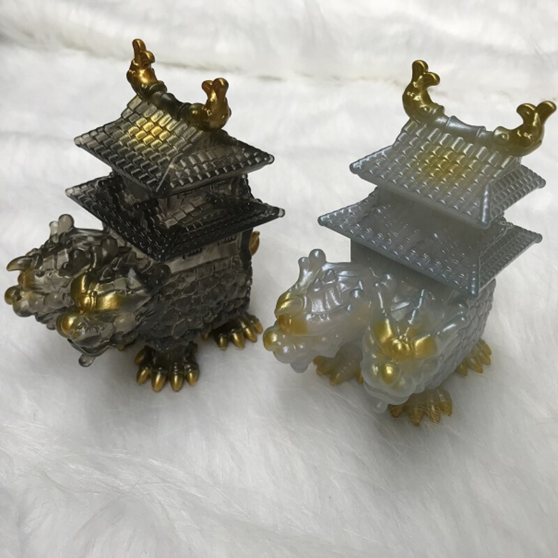 Black Seed AMETHYST BLACK KING Sofubi H4inch Set(2 Pieces）Figures