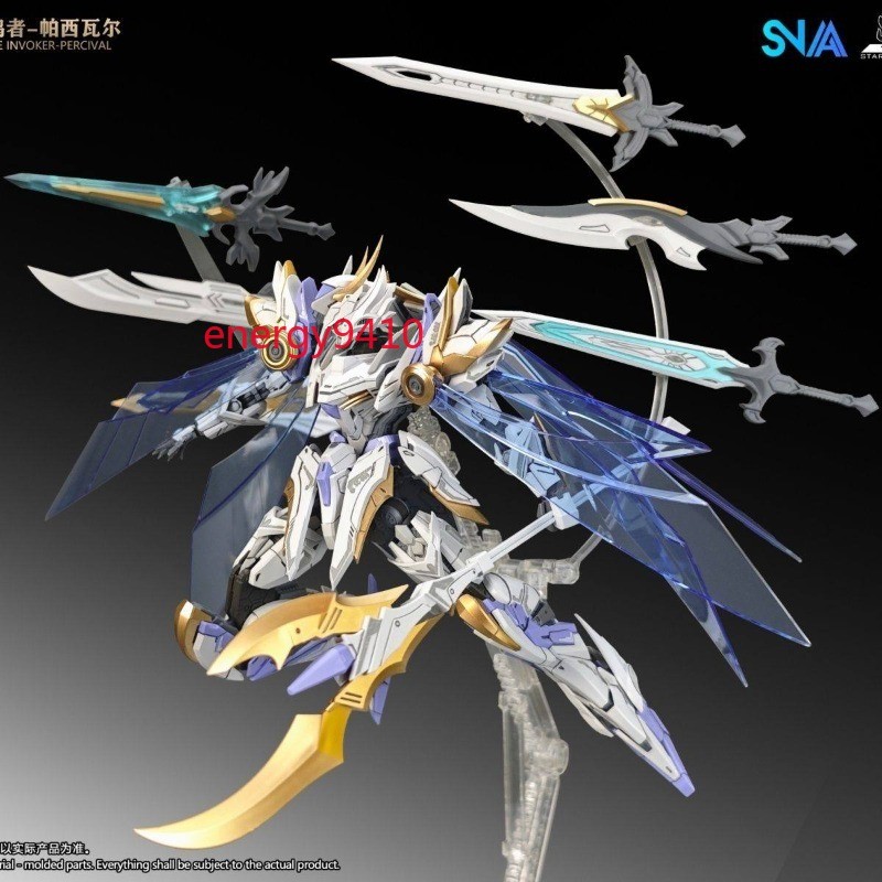 Anime SNAA BE 1/144 SC-009 Divine Invoker Percival – Model Kit – DLX Ver Gifts