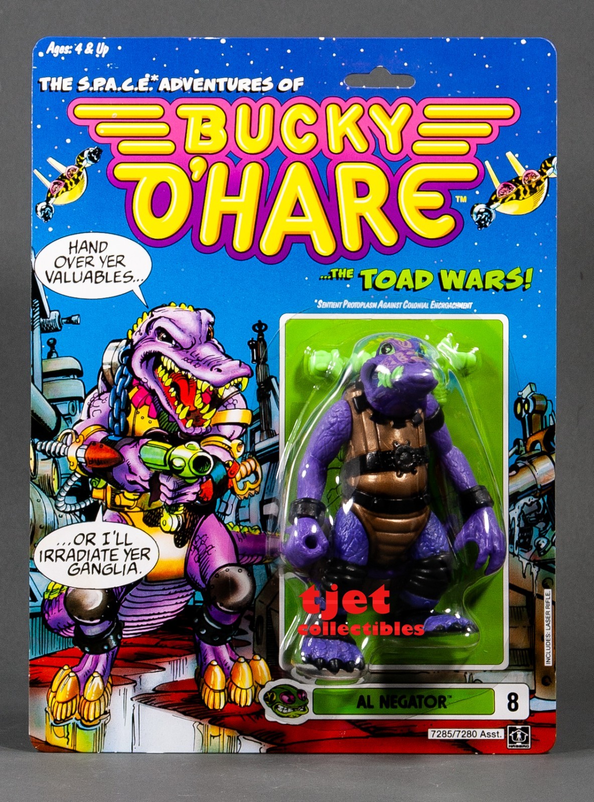 Bucky O&rsquo;Hare #8 Al Negator Action Figure 1990 Hasbro New