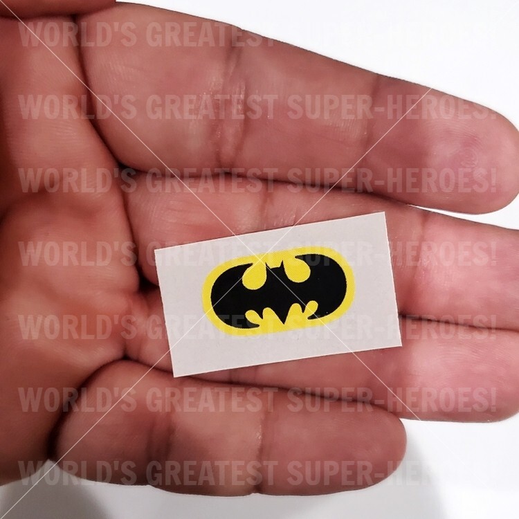 Mego Batman Emblem ReprO Pre-Cut Vinyl For WGSH 50th Anniversary 8&Prime; Figure