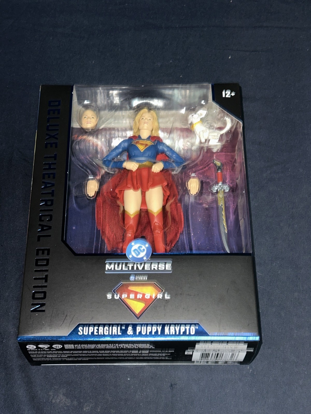 McFarlane Supergirl + Baby Krypto DC Multiverse Deluxe Theatrical Edition Figure