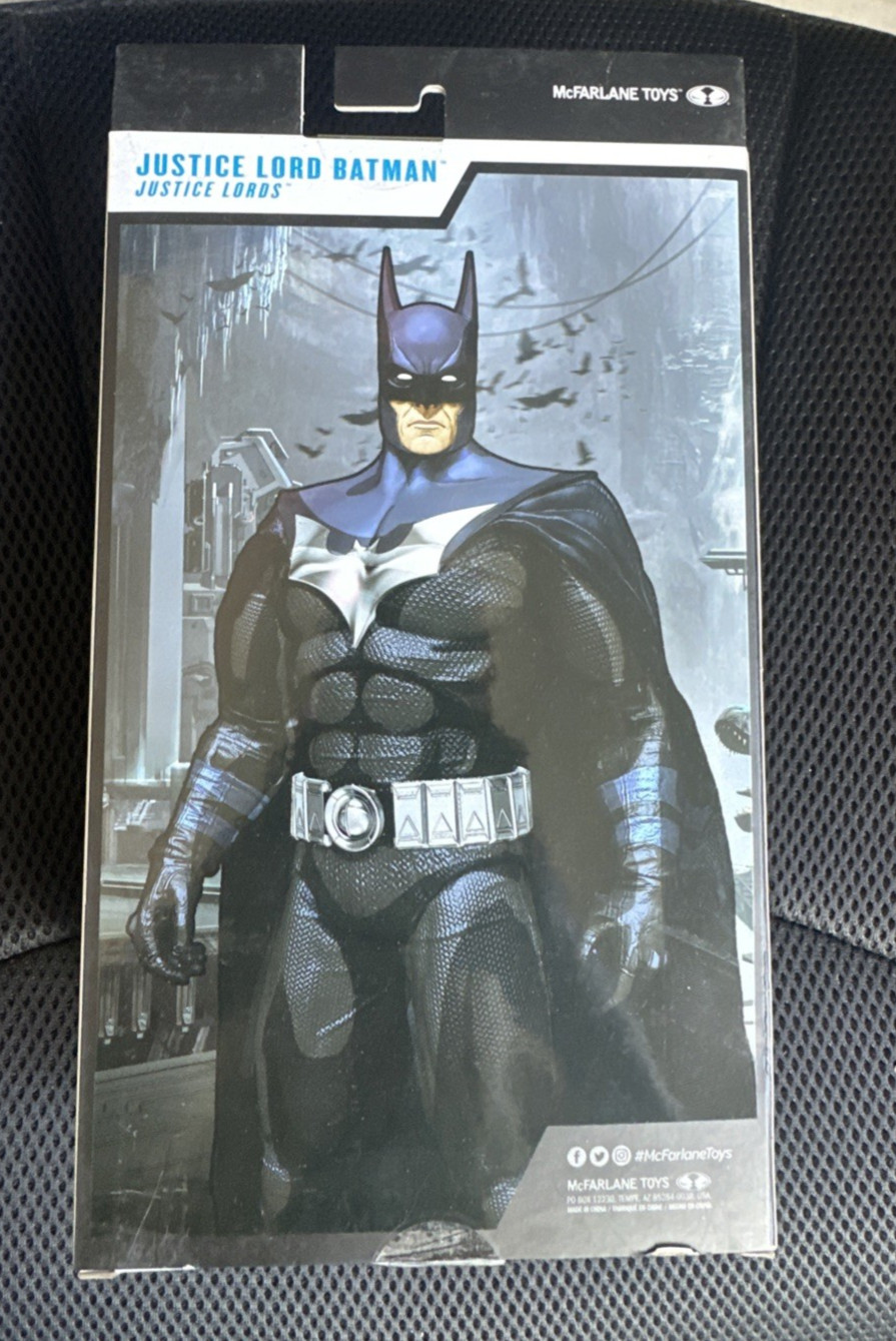 DC McFarlane Multiverse JUSTICE LORD BATMAN Gold Label Collection Action Figure