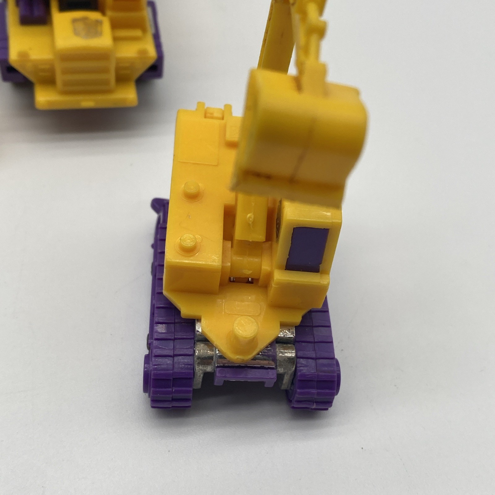 Original G2 Transformers Small Mini yellow construction lot Of 7 Vehicles