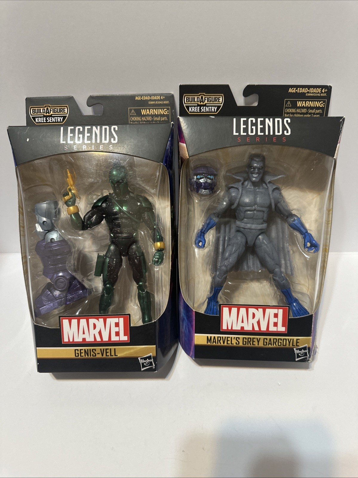 2018 HASBRO MARVEL LEGENDS GENIS-VELL/GREY GARGOYLE KREEL BAF