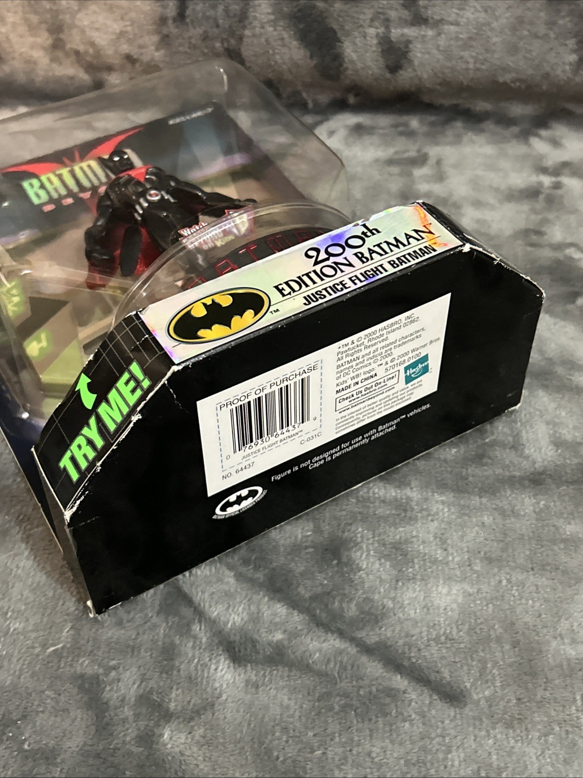 VTG 2000 Hasbro Batman Beyond 200th Edition Justice Flight Batman New Sealed!