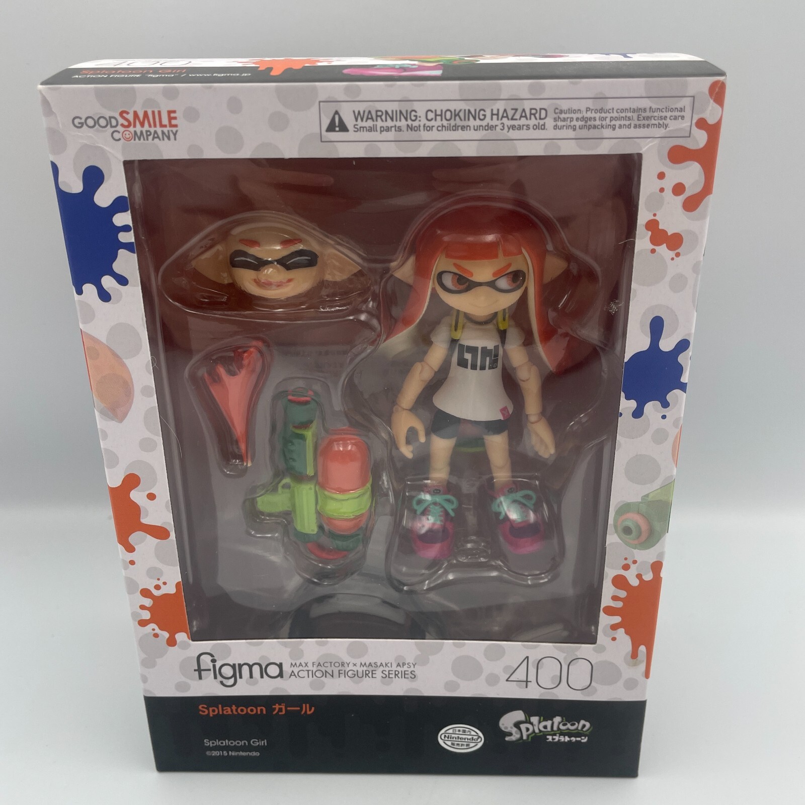 Figure figma girl Splatoon good smile Company 100mm From Japan