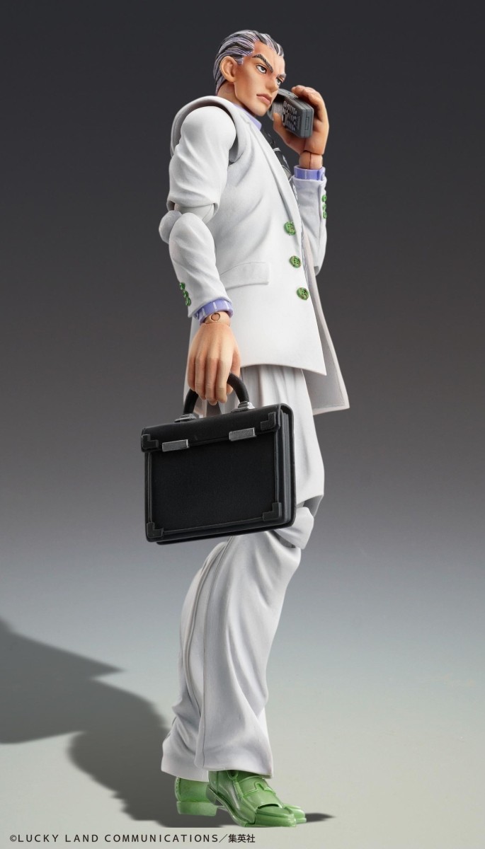 Super Action StatueJOJO JoJo&rsquo;s Adventure Part 4 YOSHIKAGE KIRA Figure Japan F/S