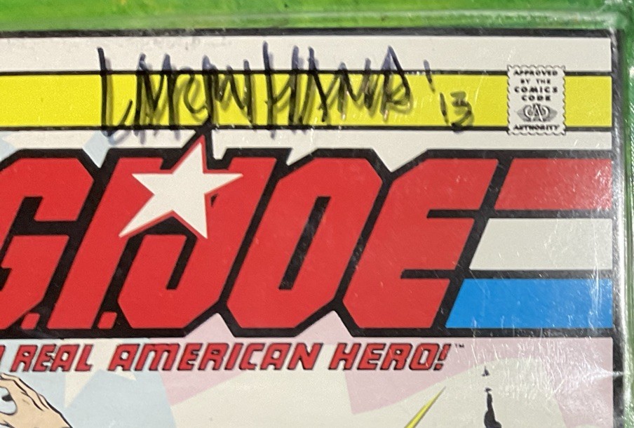 Signed Larry Hama 2004 GI Joe 3 Pack Comic Zap Grunt Snake Eyes MOC