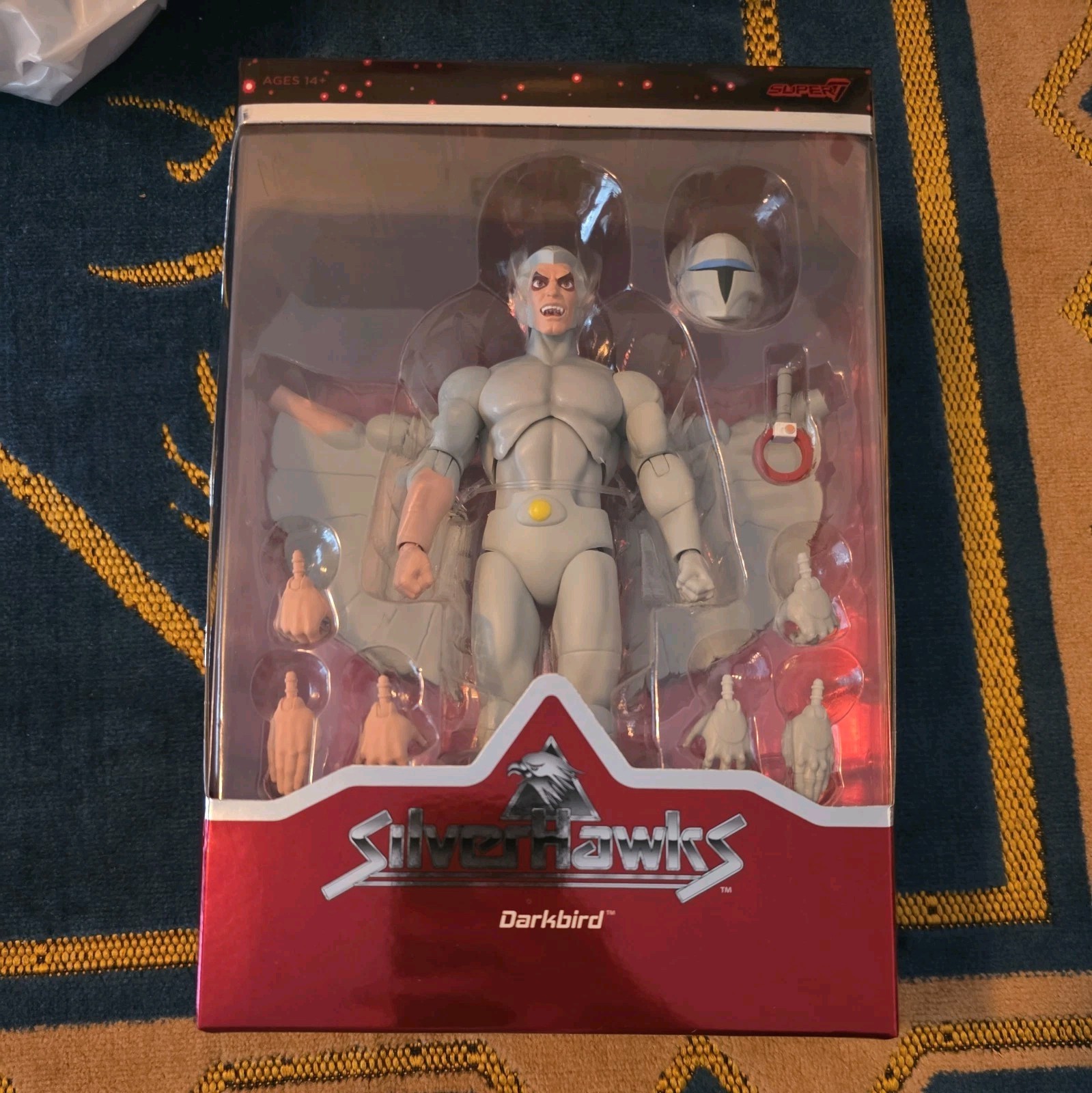 SilverHawks Darkbird Super7 Ultimate 7” Action Figure Brand New NIB Ages 14+