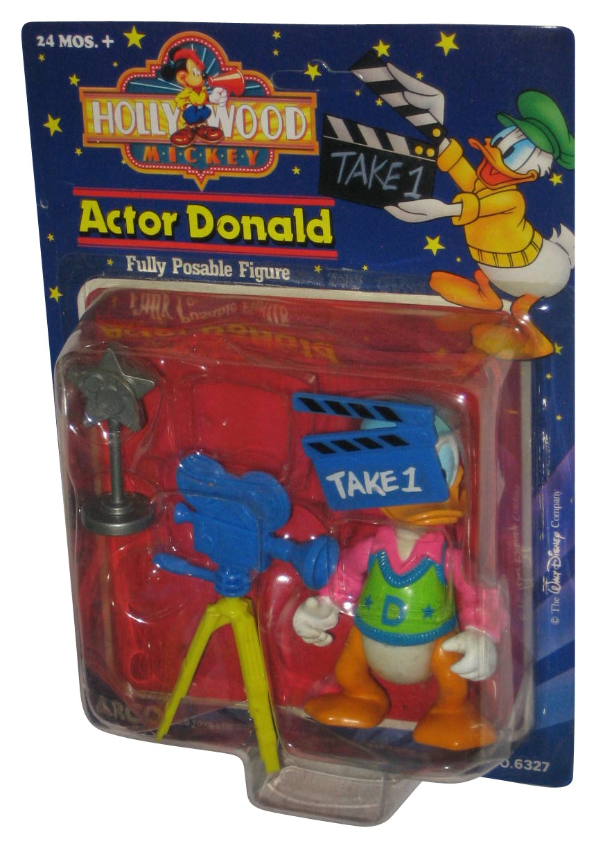 Disney Hollywood Mickey Mattel Arco Toys Actor Donald Action Figure – (B)