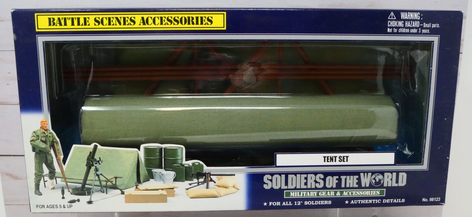 Soldiers of the World Battle Scenes Accessories 98123, Tent Set, 1/6