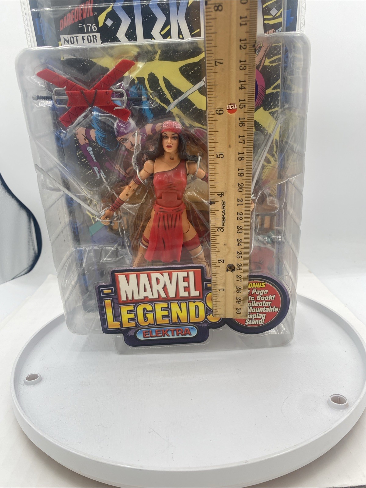 Marvel Legends ELEKTRA Action Figure & Comic Book Series 4 ToyBiz 2003 New Vtg