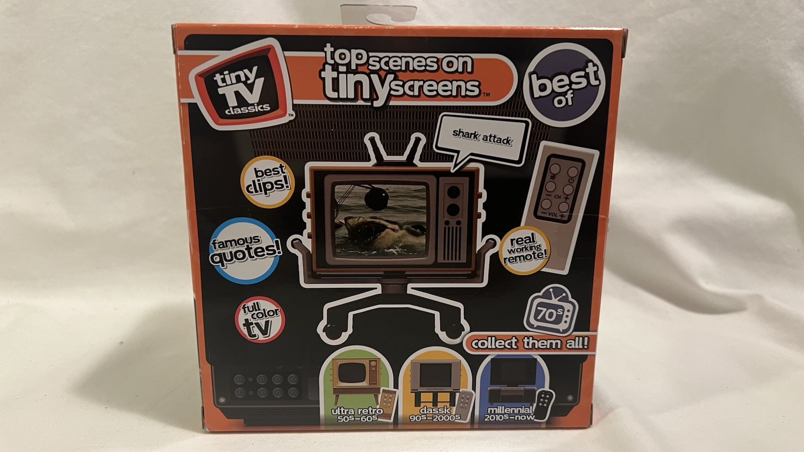 Tiny TV Classics Best Clips Scenes from Jaws WALMART EXCLUSIVE READ