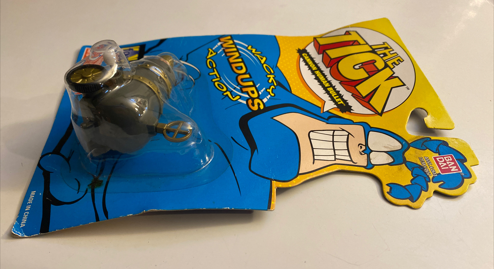 The Tick Wacky Windups Action Cannon Human Bullet 1995 Bandai Sealed New