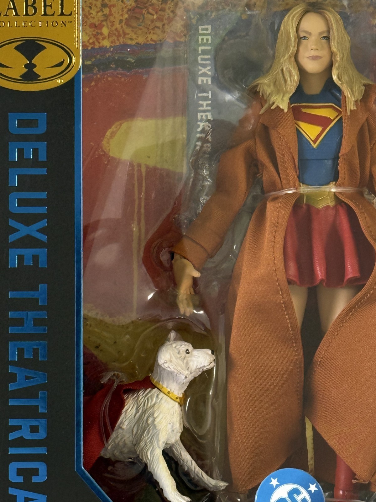 Mcfarlane DC Multiverse Supergirl & Krypto Gold Label Deluxe Theatrical
