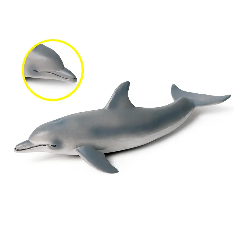 Dolphin Fish Toy Action Figure Small Animal Figurine Doll Gift for Kids
