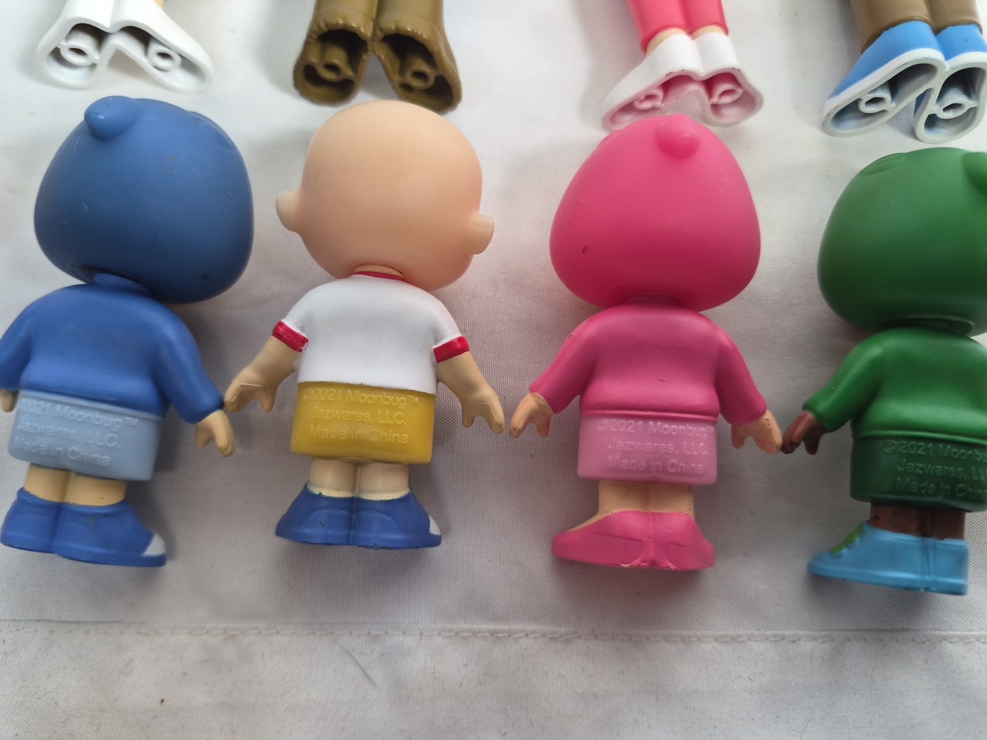 9 Pc. Cocomelon Family Friends Figures JJ 2021 Moonbug Jazzwares Plastic Figurin