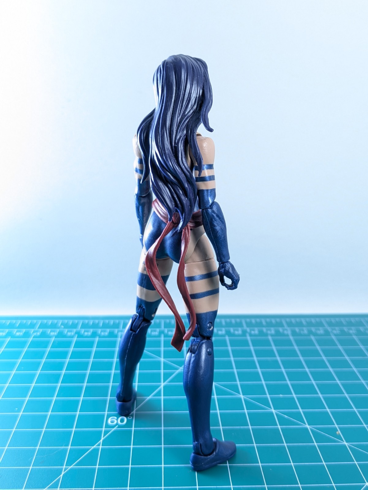 Marvel Legends Psylocke Apocalypse BAF Wave 2018 X-Men Purple Hair