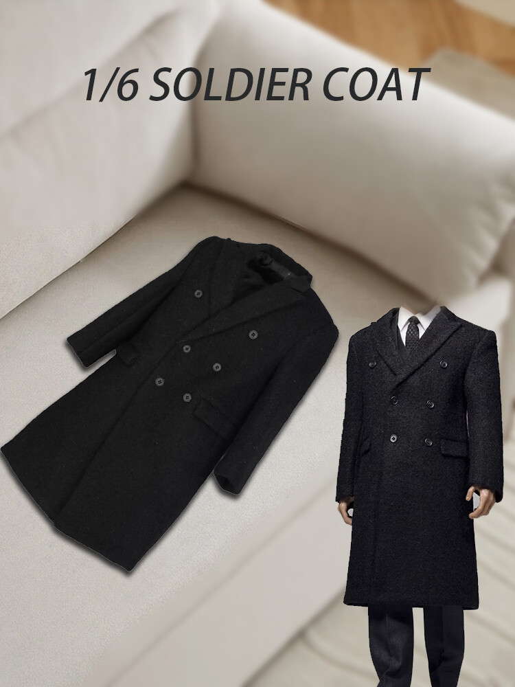 1/6 Figure new Outer Jacket Mini Long Sleeved Coat for 12 » Male Dolls Figure