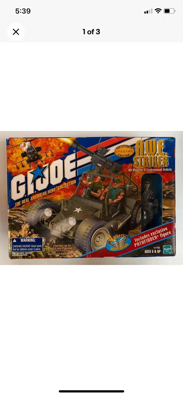 Awe Striker w Pathfinder G.I. JOE The Real American Hero Collection 2000