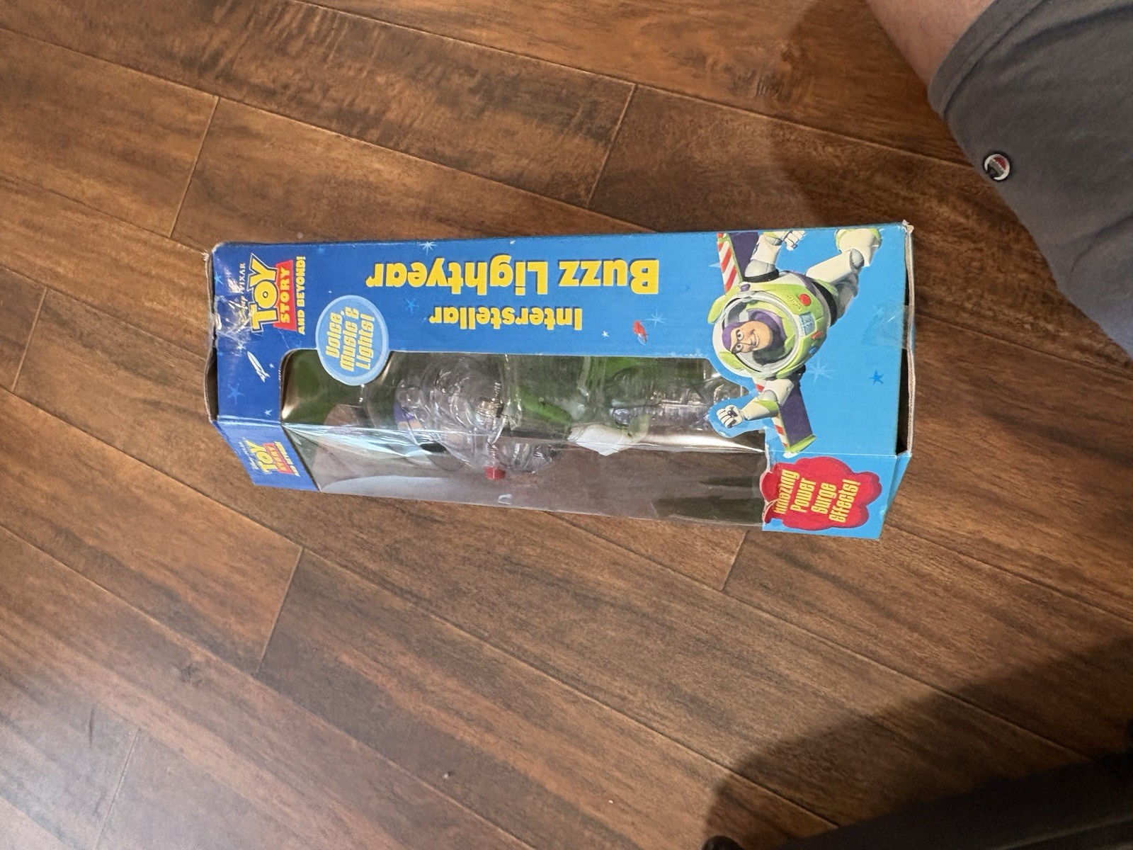 Thinkway RARE Interstellar Buzz Lightyear Pixar Toy Story Clear Figure