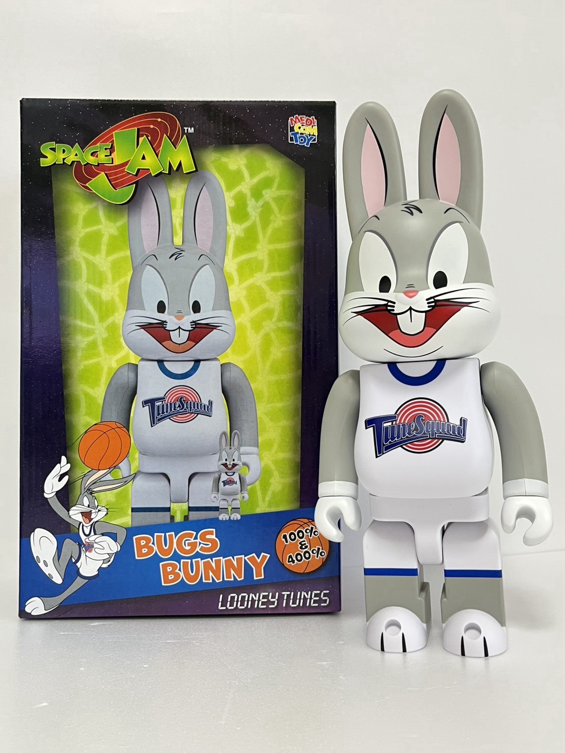 BE@RBRICK BUGS BUNNY 400% Only (w/o 100%) Opened SPACE JAM R@BBRICK