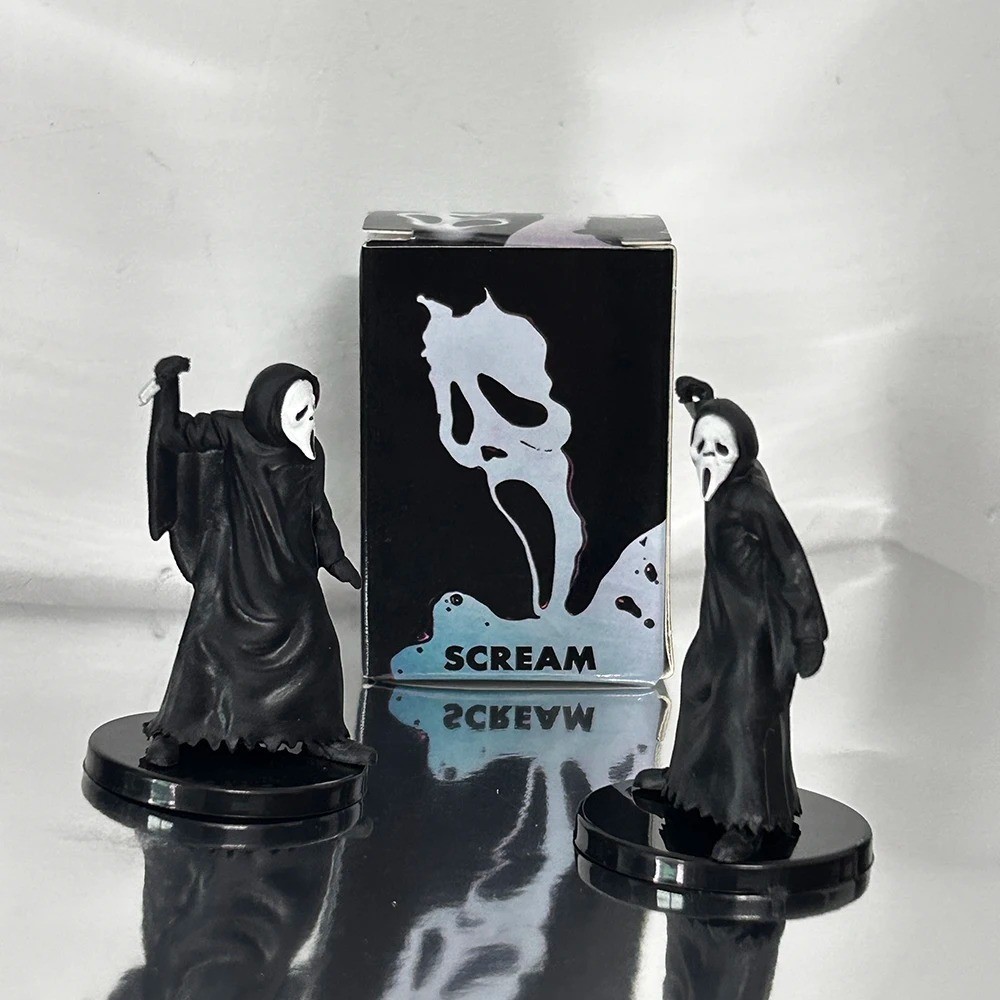 6cm Horror Figure Set – Ghostface, The Nun & Billy Collectible Desk Toys
