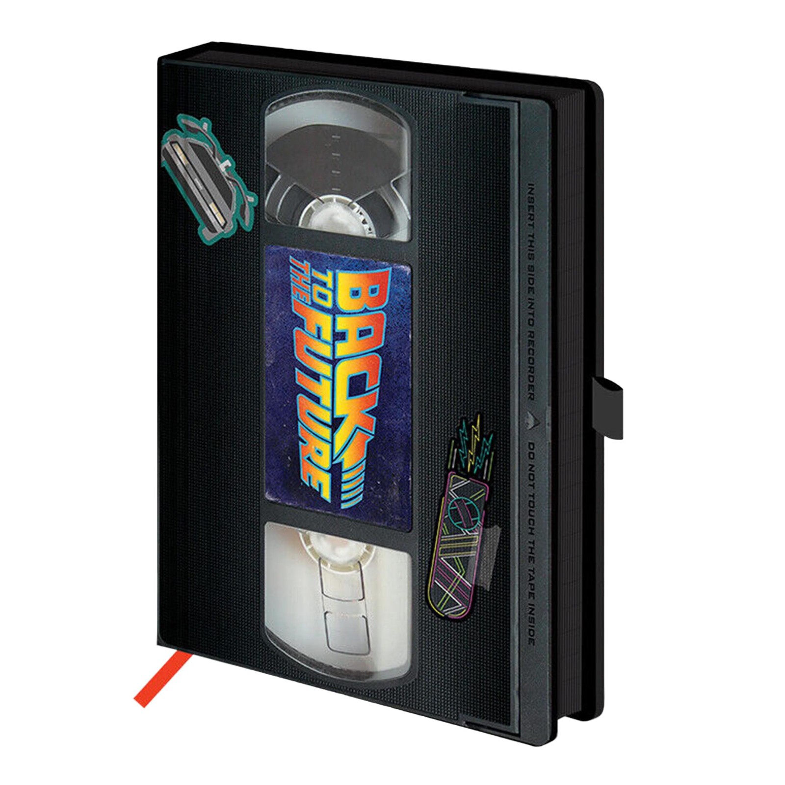 Back To The Future Logo VHS-Style Hardcover Notebook | 5 x 8 Inches