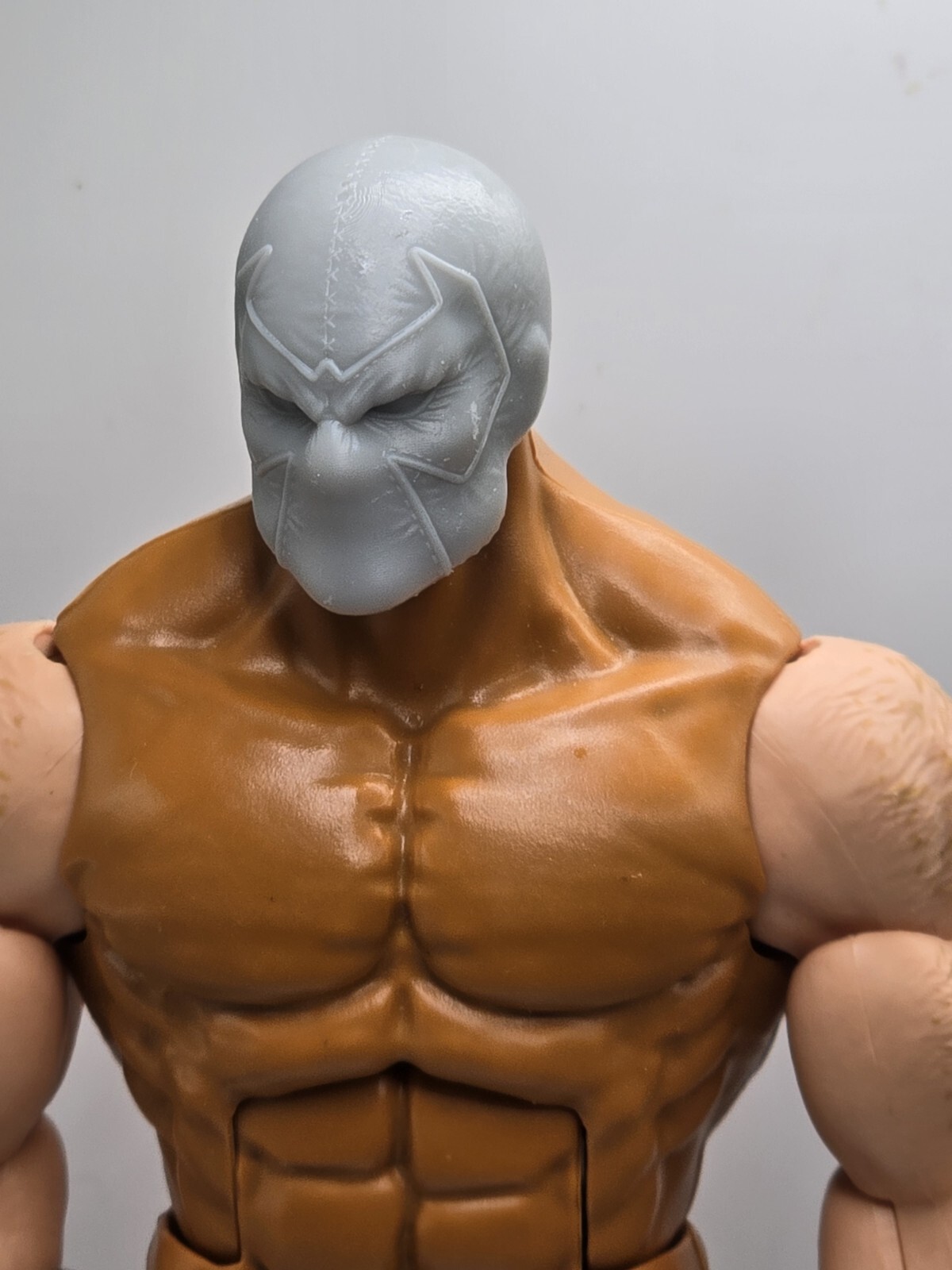 3d Print BANE HEAD 1:10 7&Prime; DIAMOND SELECT MCFARLANE DC MULTIVERSE