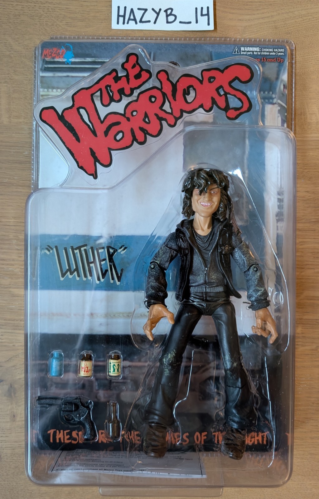 Mezco the Warriors Luther Action Figure Rogues Gang Leader 9&Prime; NIP Dirty Variant