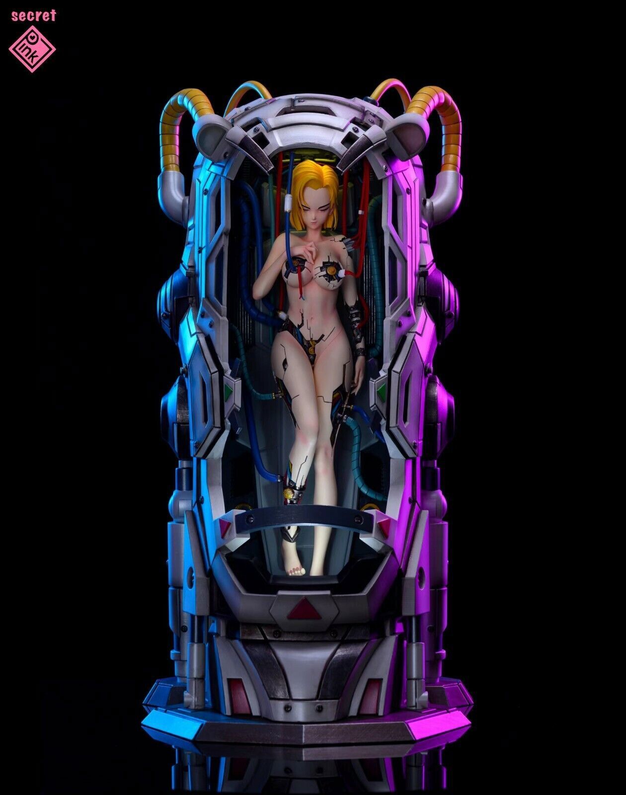 PinkSecret Studio DRAGON BALL Android 18 Resin Painted Figure GK Statue Model
