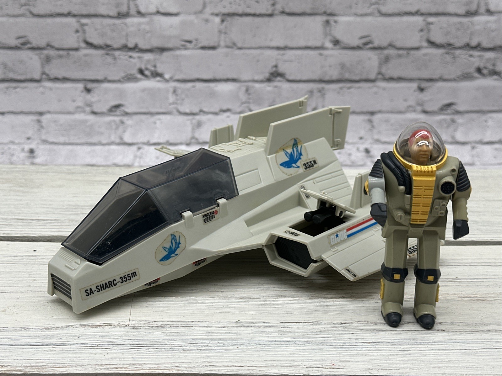 VTG Gi Joe 1984 SHARC Submarine ARAH COMPLETE W/ Deep Six NOT COMPLETE