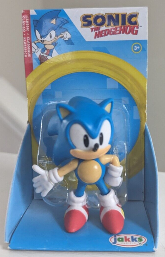 Classic Sonic The Hedgehog 2.5&Prime; Inch Figure Jakks Pacific (Checklane Packaging)