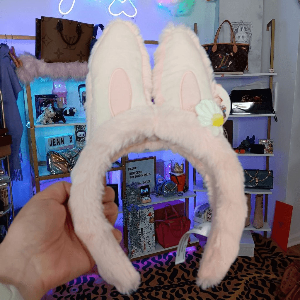 New MOKOKO Sweetheart Series Labubu Ears Muffs Pink Winter Accessory Scented