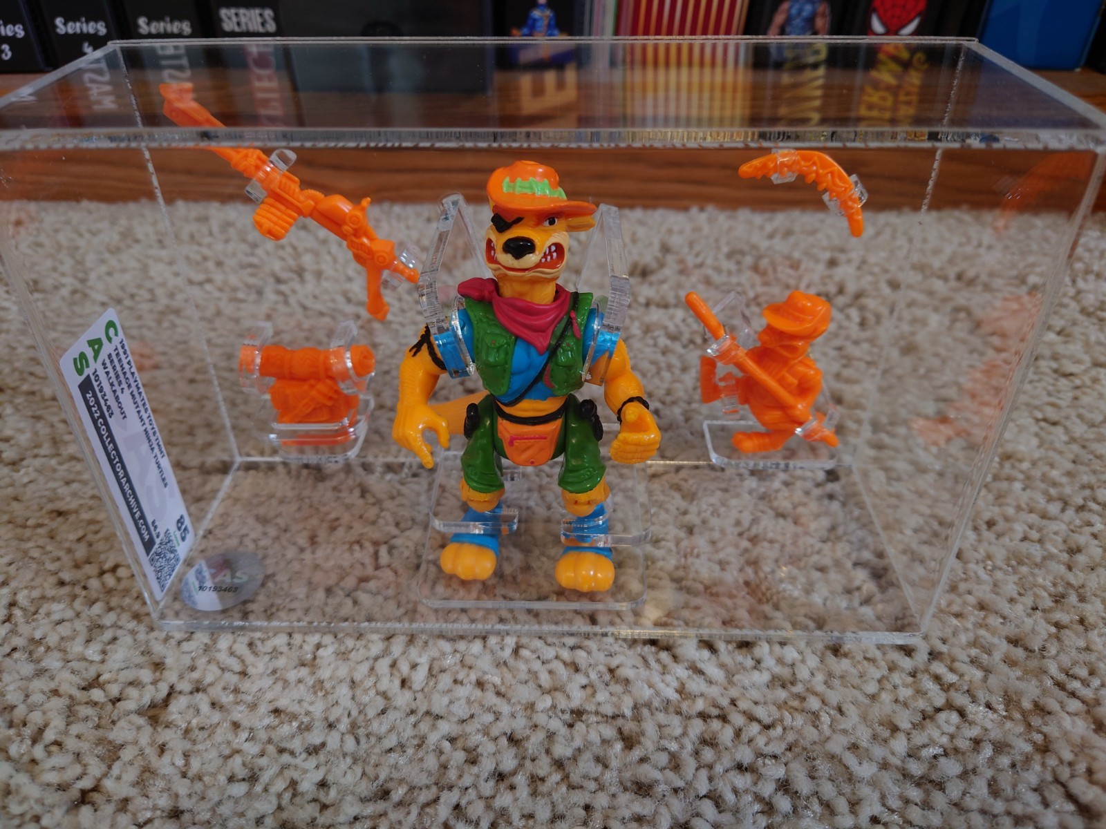 TMNT TEENAGE MUTANT NINJA TURTLES WALKABOUT CAS GRADED 85 not AFA
