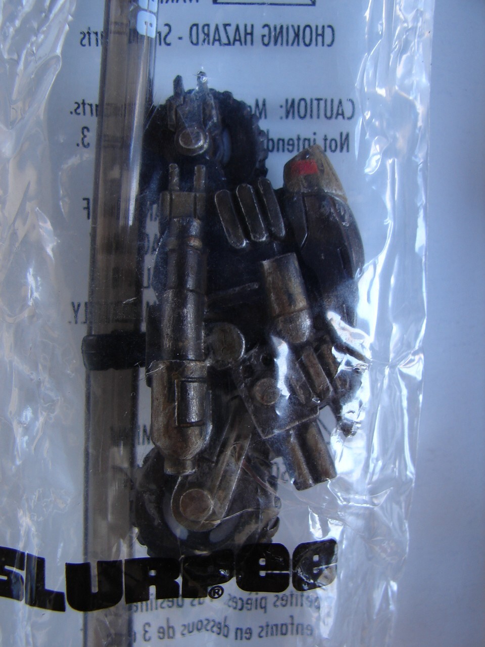 3 Diff 7-11 TERMINATOR SALVATION 2009 Slurpee Spoon Straw w/ Detachable Figures