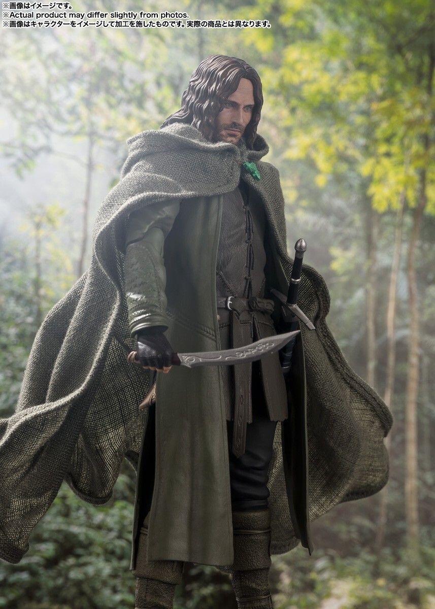 BANDAI S.H.FIGUARTS THE LORD OF THE RINGS ARAGORN 155mm ACTION FIGURE