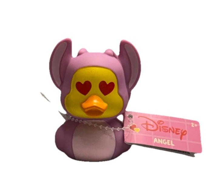 Duckalooz Disney Valentine’s Day Lilo & Stitch “Angel” 2.75&Prime; Rubber Duck