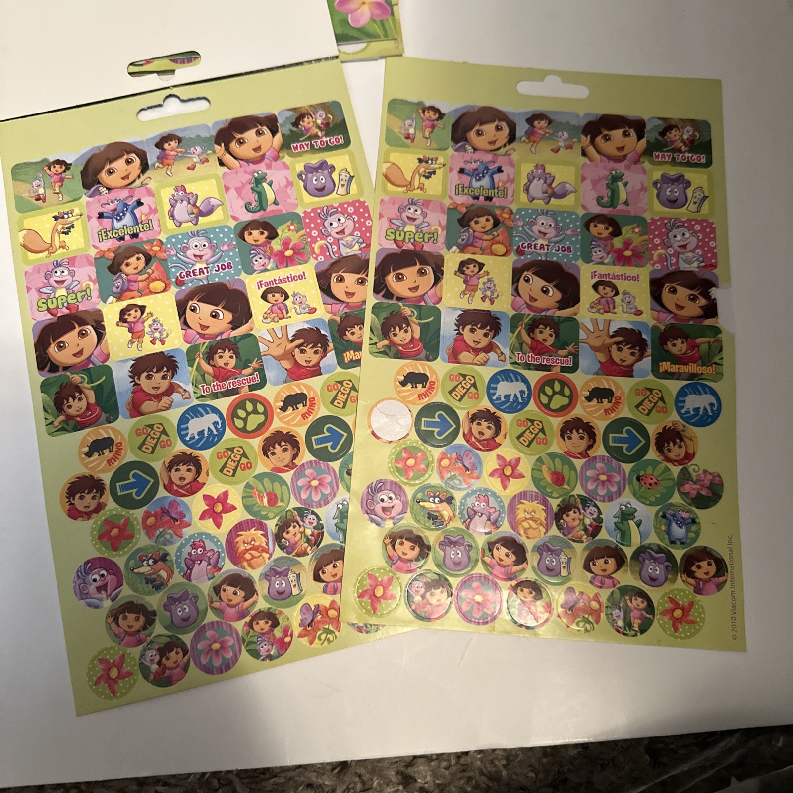 Dora The Explorer Lot With Stickers