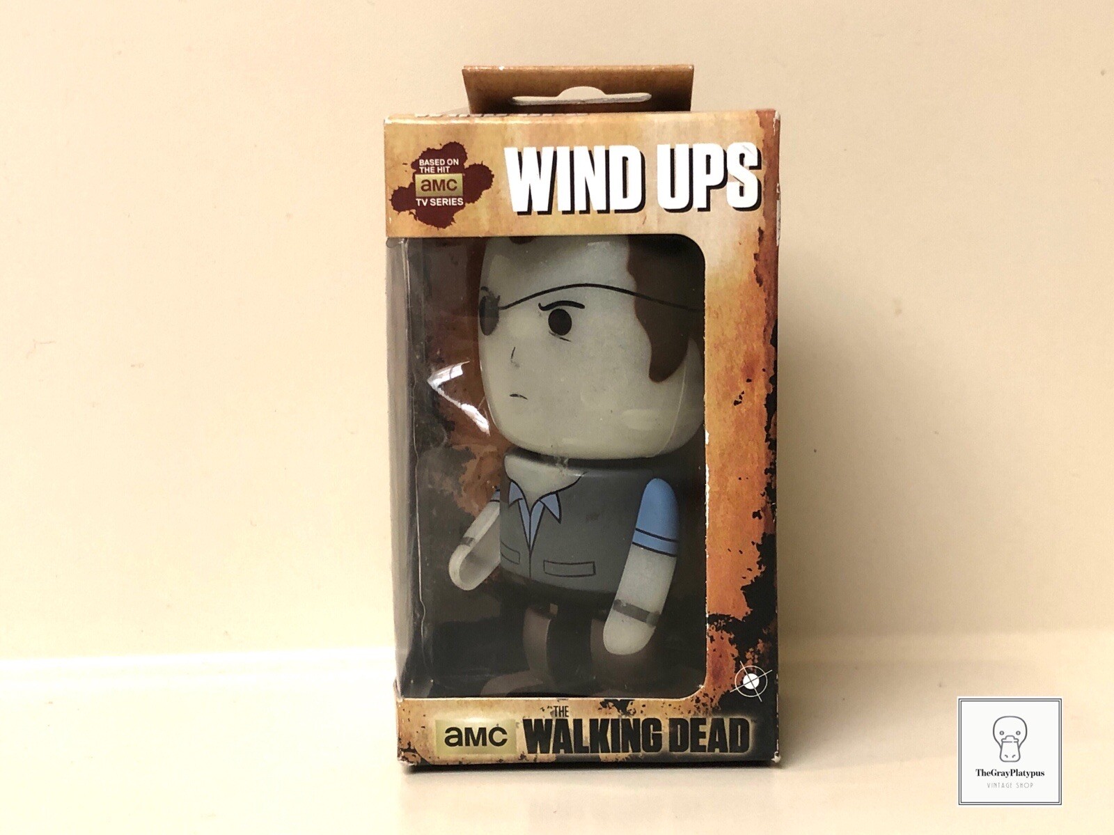 Sealed AMC&rsquo;s The Walking Dead Wind Ups GOVERNOR Bulls I Toy 2014 New in Box!
