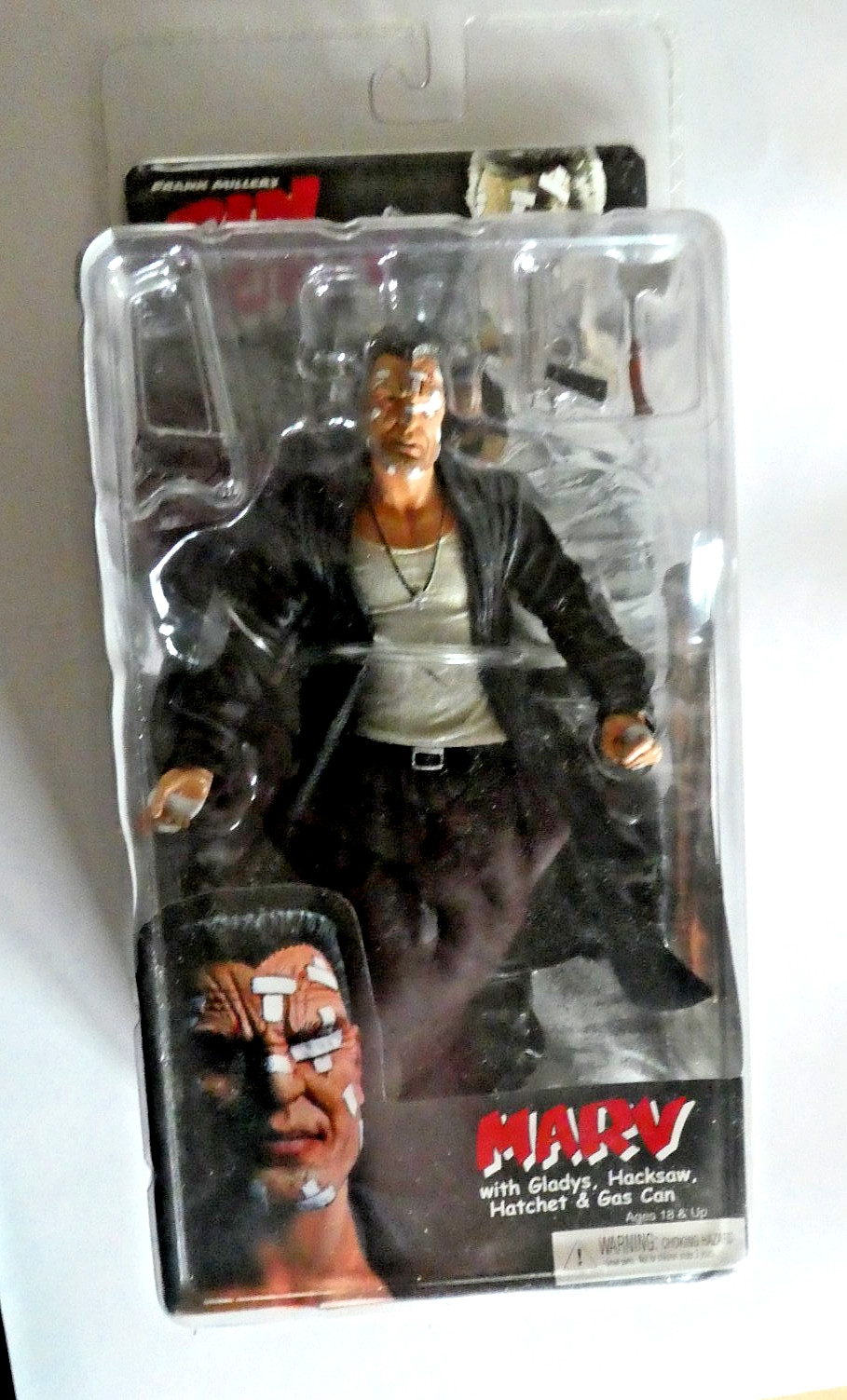 SIN CITY MARV SERIES 1 ACTION FIGURE NECA REAL TOYS MIRAMAX VINTAGE SEALED NOS