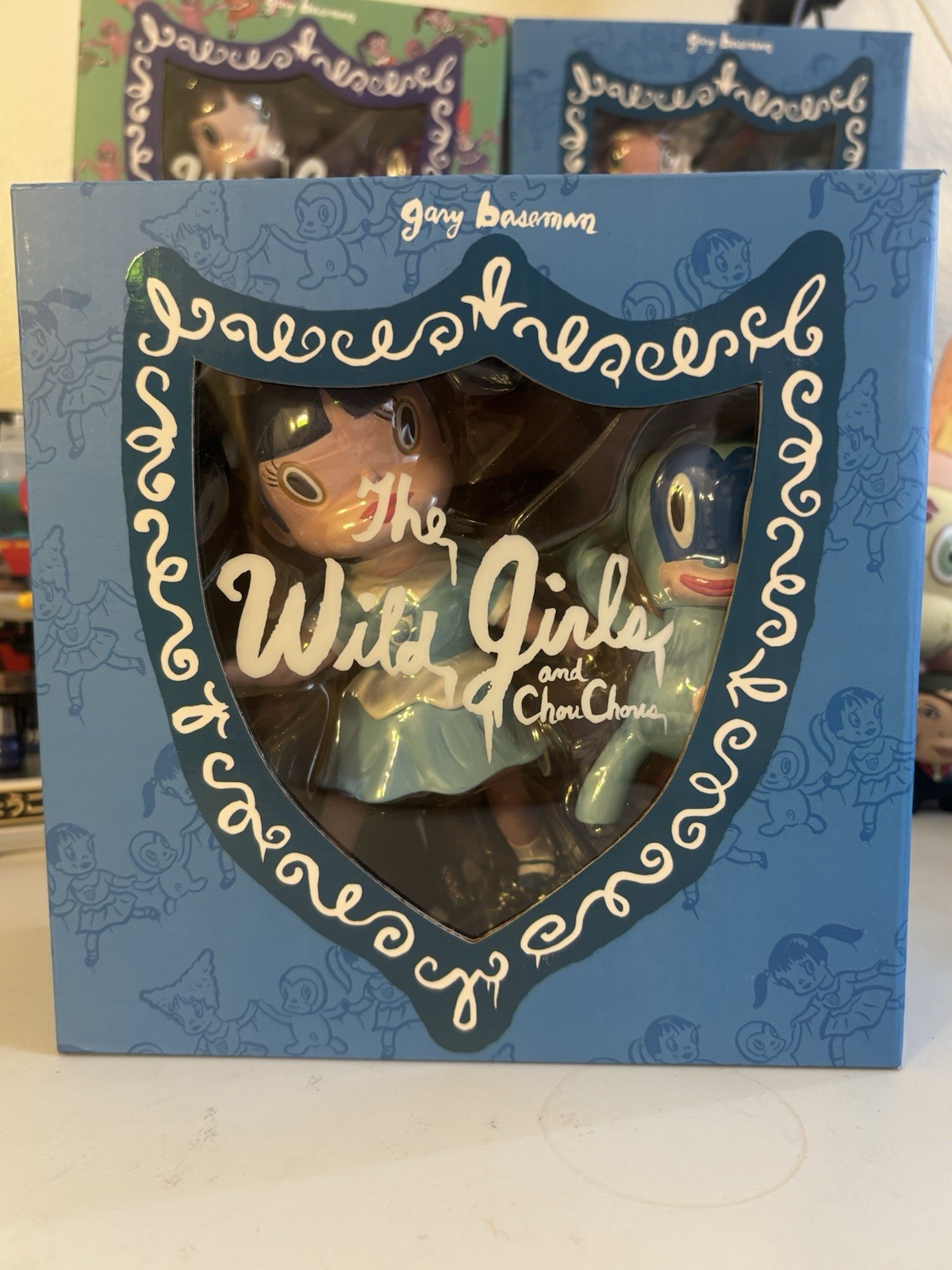 Gary Baseman The Wild Girls And ChouChou Veronica Blue Edition