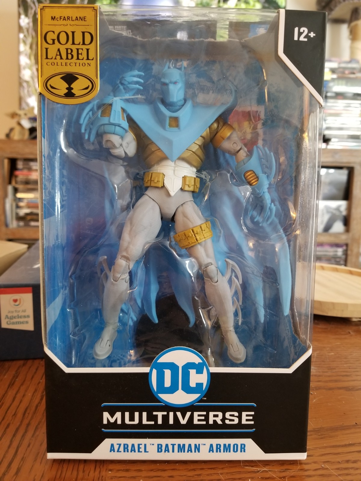 McFarlane DC Multiverse Batman Azrael Armor Knightfall Blue Gold Label Figure
