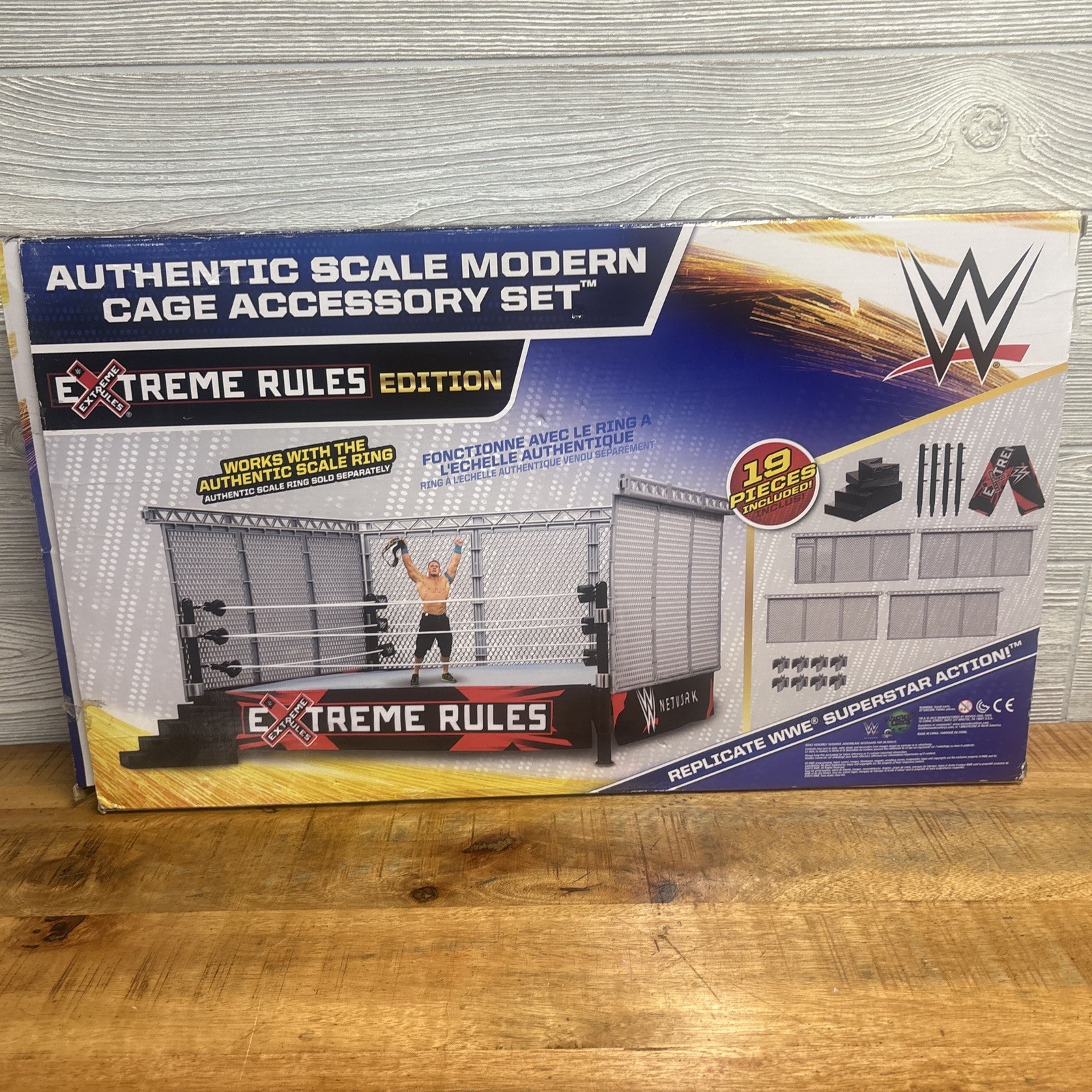 WWE Extreme Rules Edition Authentic Scale Cage 2015 Accessory Set For WWE Ring