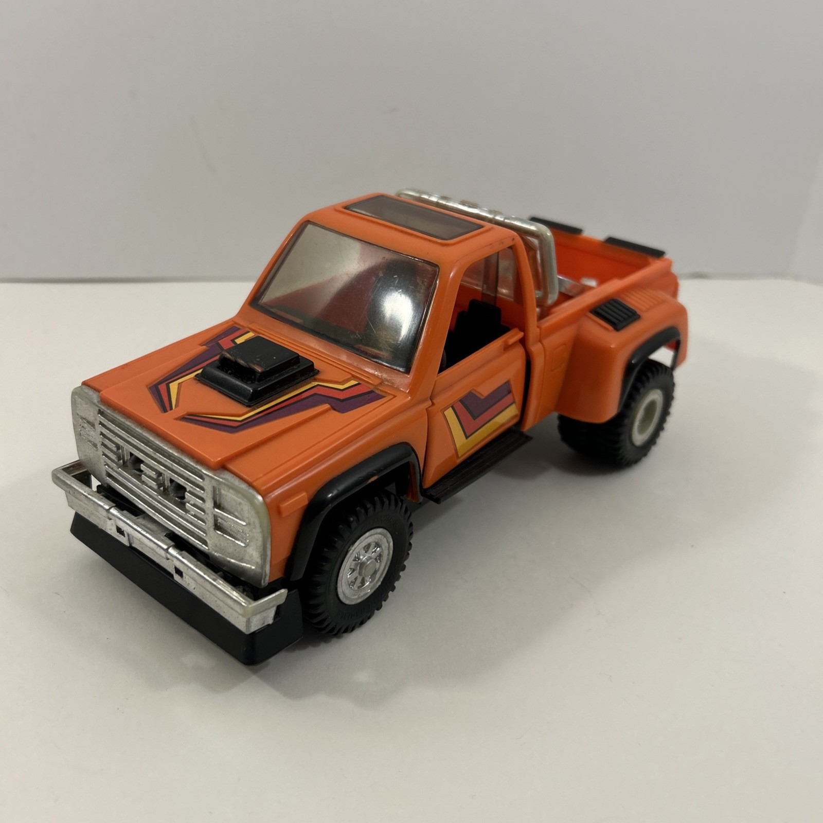 1985 MASK Firecracker Orange Toy Truck Vehicle Kenner FOR PARTS, Front Bumper