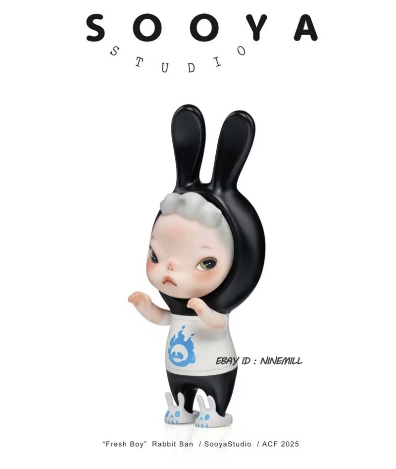 Sooya Studio « Fresh Boy » Rabbit Ban ACF 2025 Limited Statue Tidal Current